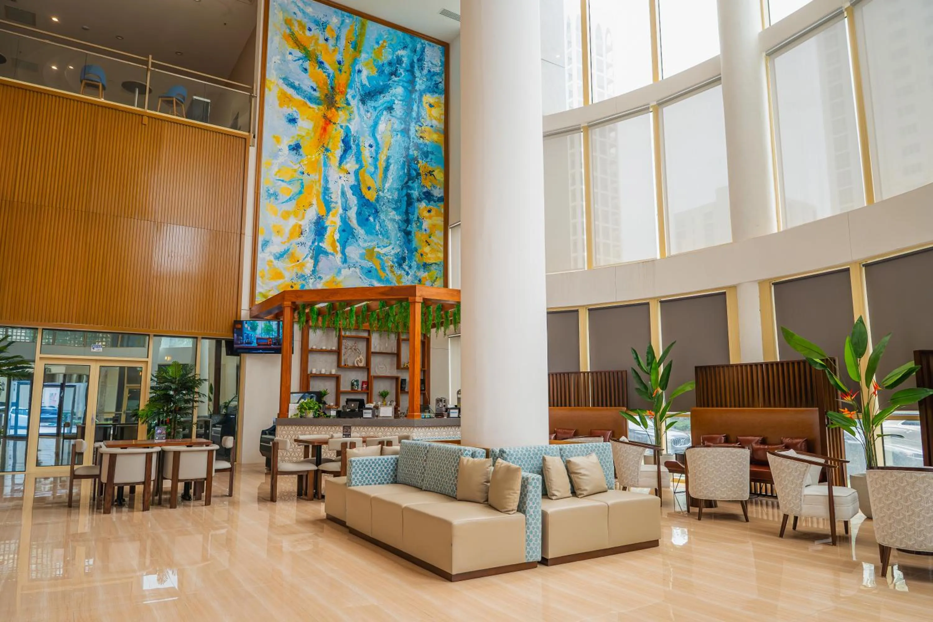 Lobby or reception in Galaxy Hotel Downtown